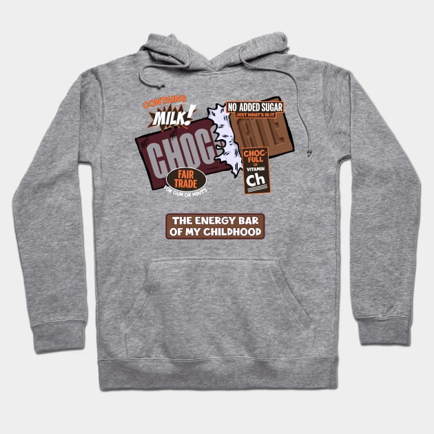 Chocolate: The Energy Bar of My Childhood Hoodie by rydrew